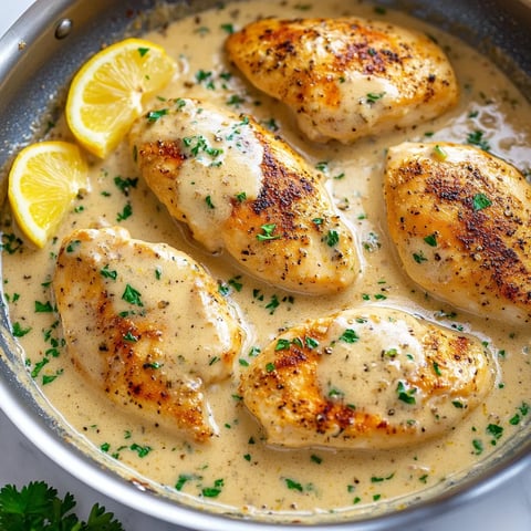 A pan of garlic Parmesan chicken.