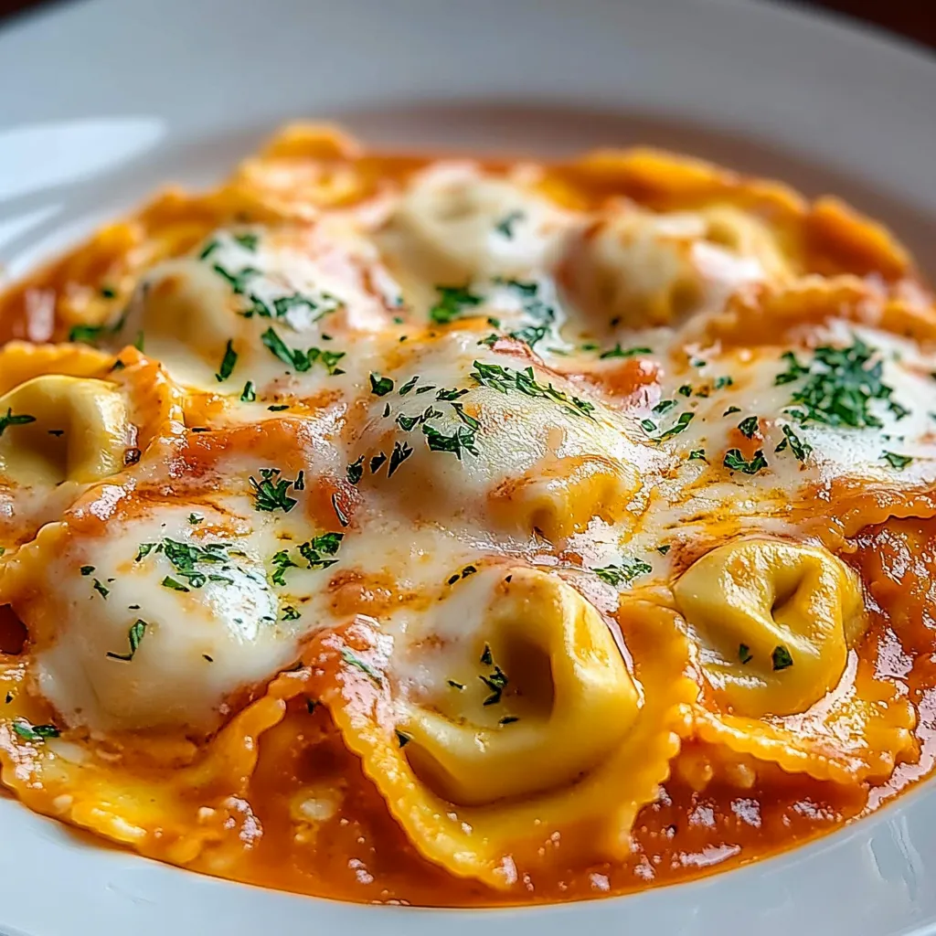 A plate of pasta with cheese and sauce.
