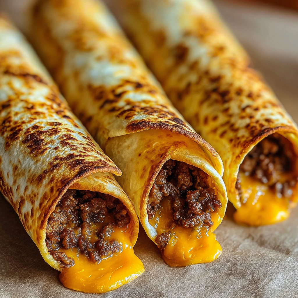 Garlic butter beef rollups.