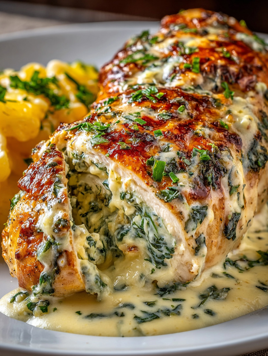 A piece of meat with sauce on it.