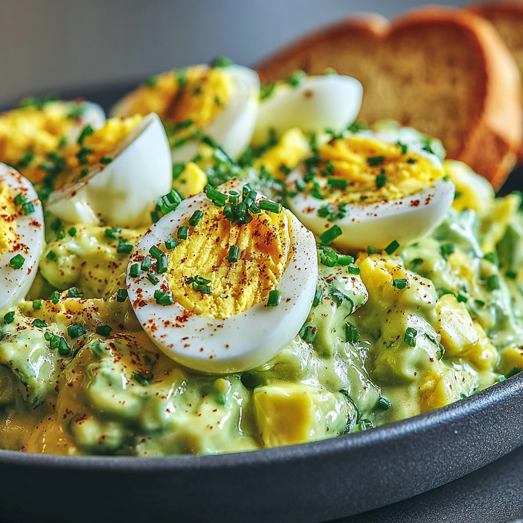 A dish of eggs and bread.