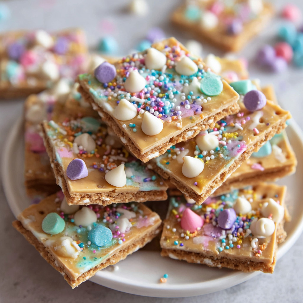 A plate of cookies with sprinkles on top.