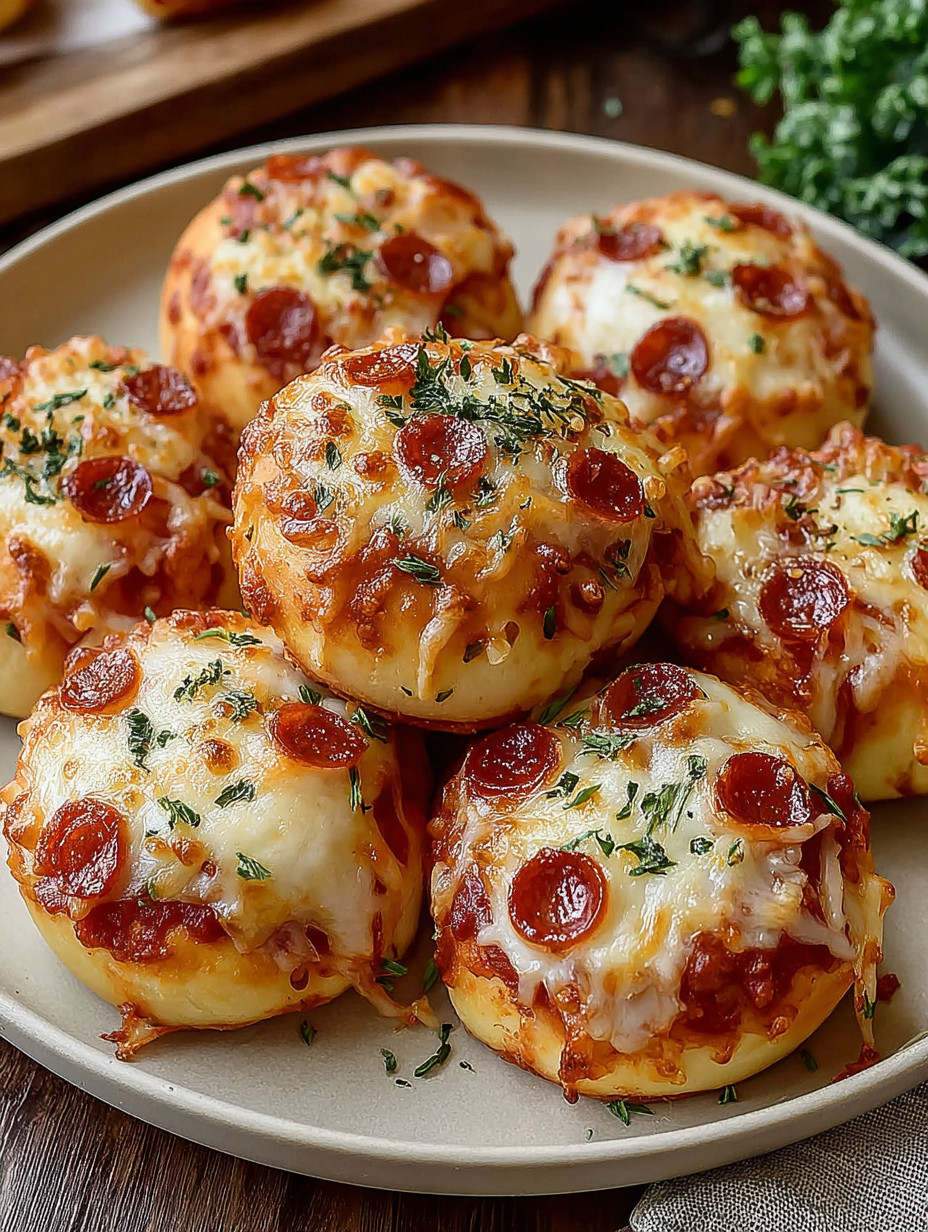 A plate of pepperoni and cheese stuffed bread.