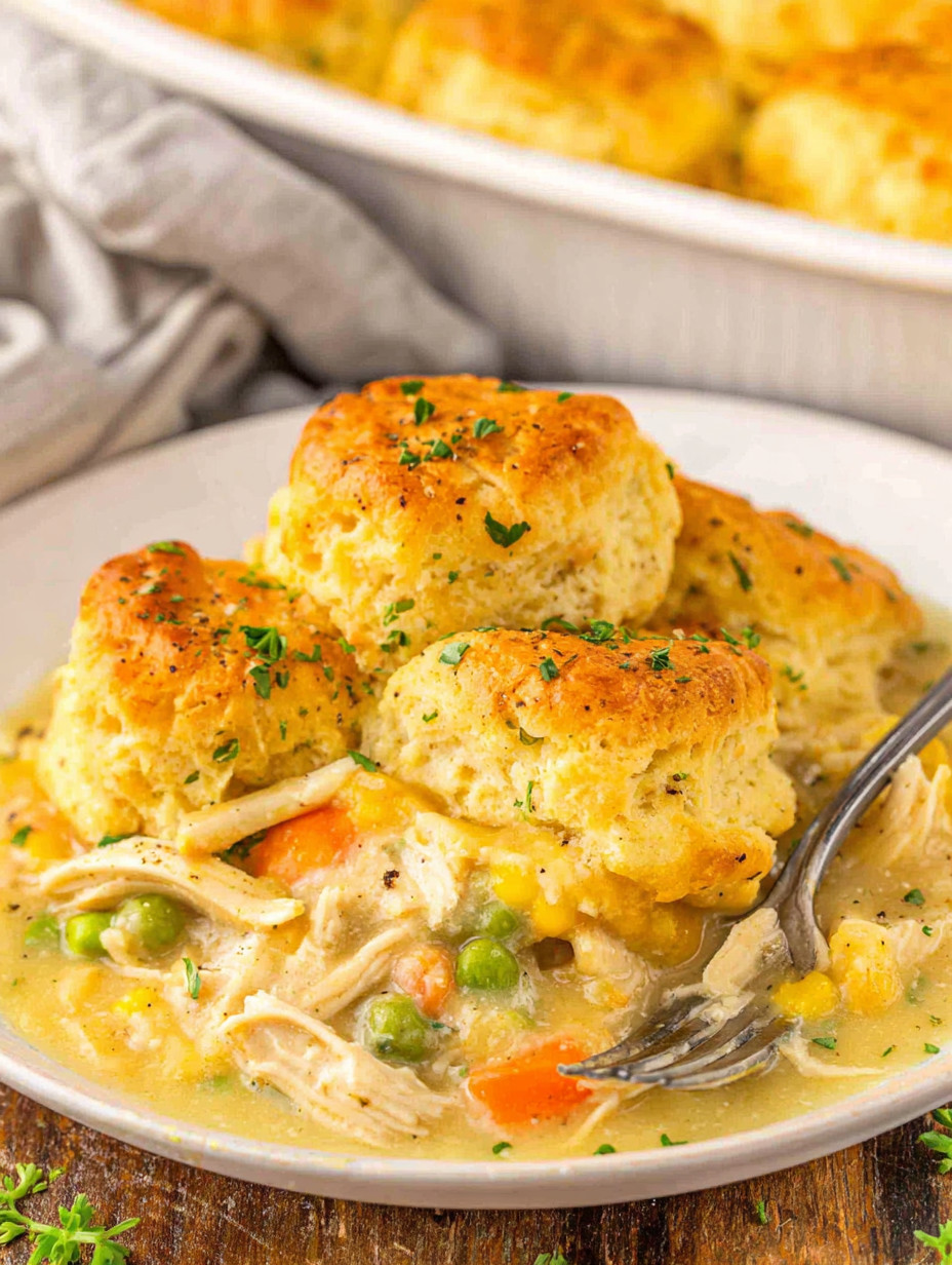 A plate of food with biscuits and corn.