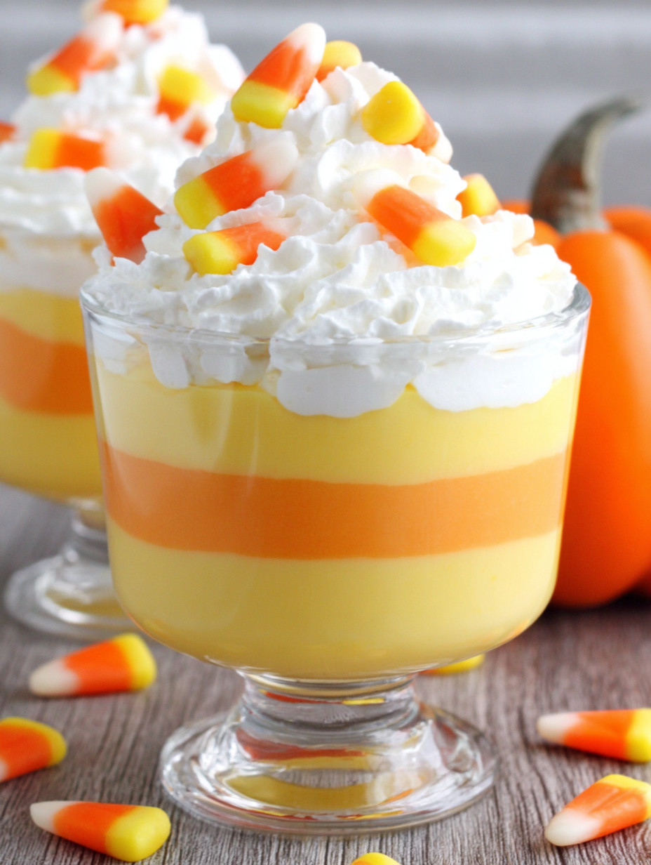 A glass of pumpkin pie with whipped cream.