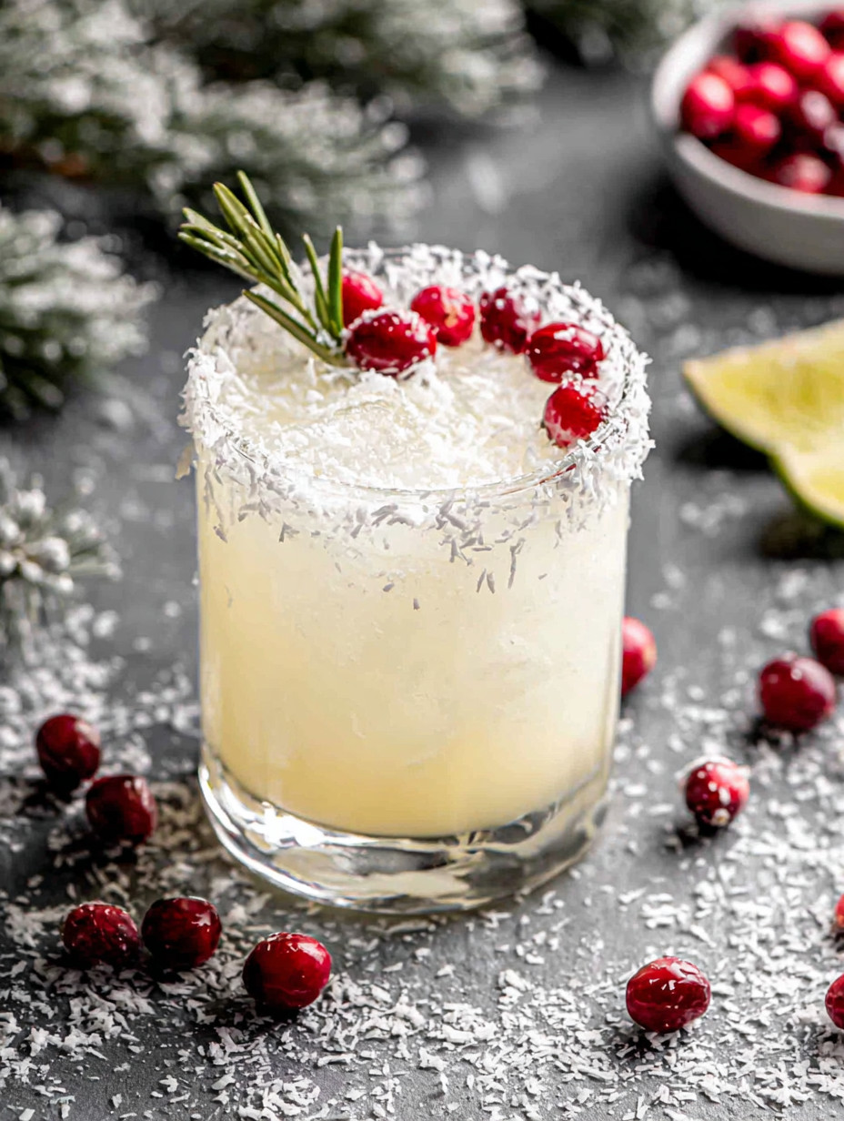 A glass of tequila with a sprig of rosemary and a cherry on top.