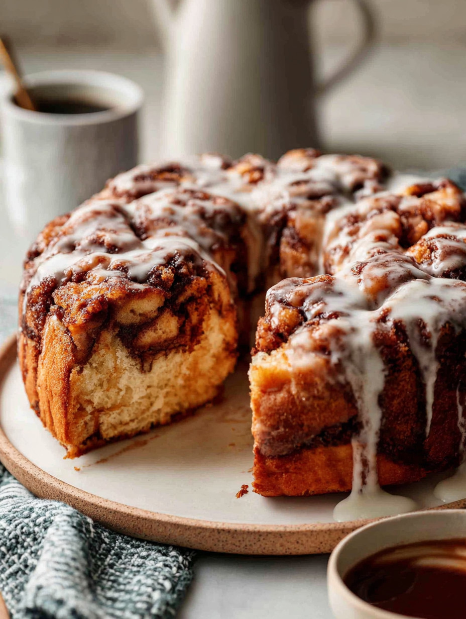 A piece of cake with white icing.