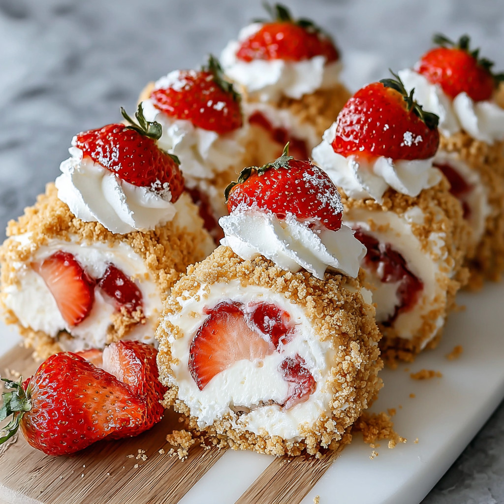 A plate of food with strawberries and whipped cream.