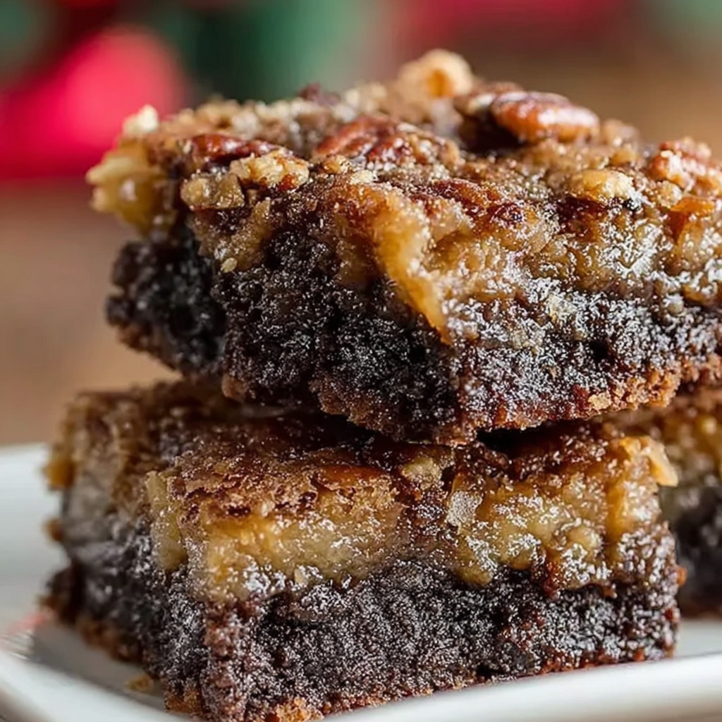 A close up of a chocolate dessert.