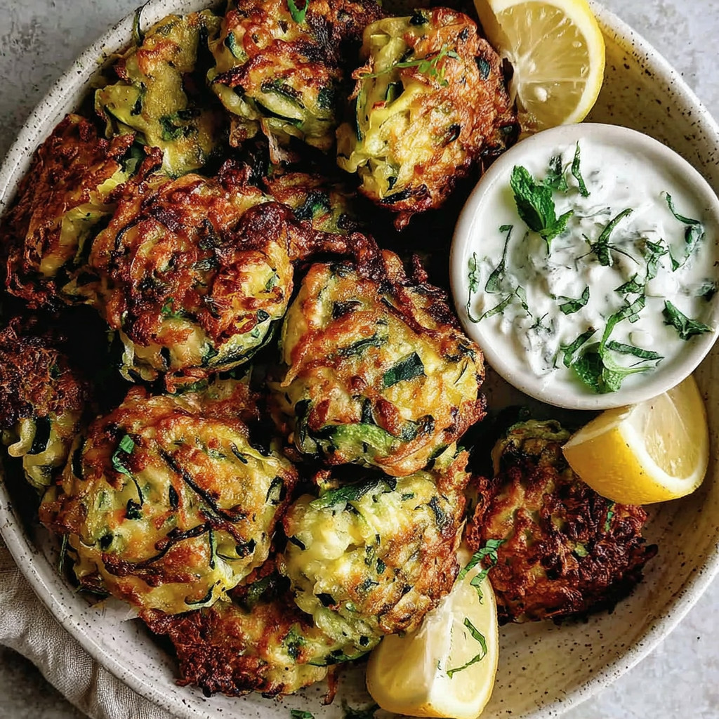 A bowl of food with a lemon wedge and a white sauce.