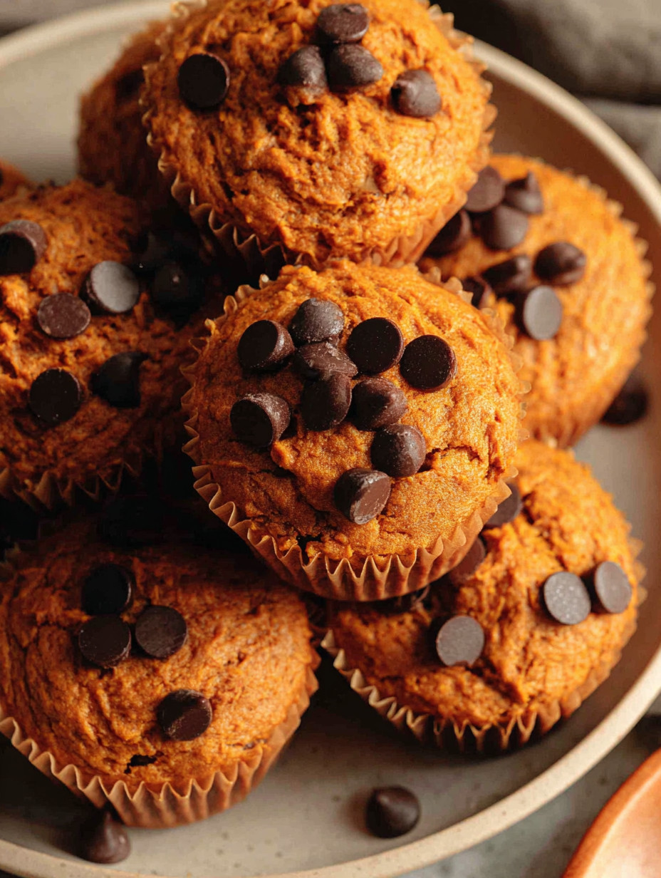 A bowl of muffins with chocolate chips.