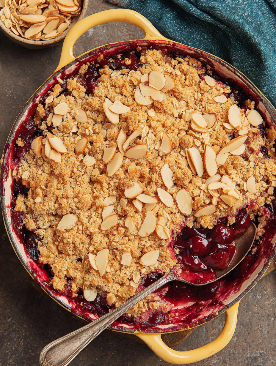 A bowl of food with a spoon in it.