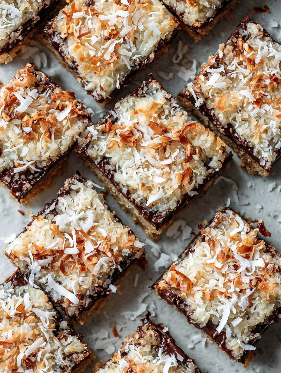 A close up of a dessert with coconut on top.
