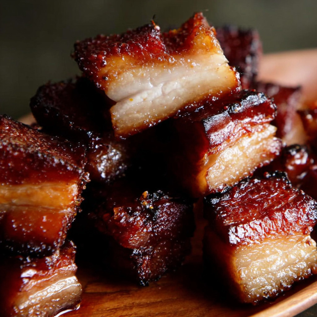 A plate of sliced meat.