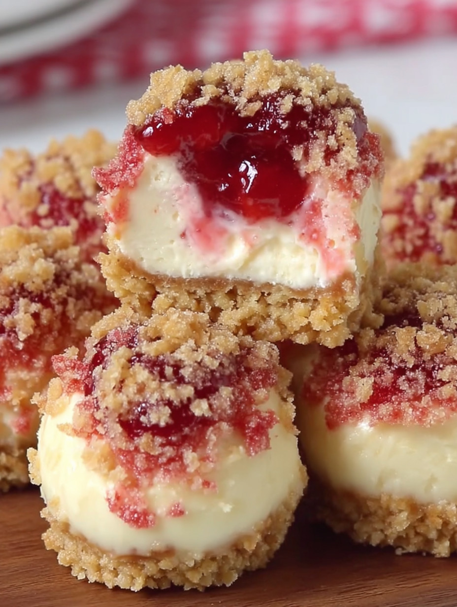 A dessert with a strawberry on top.