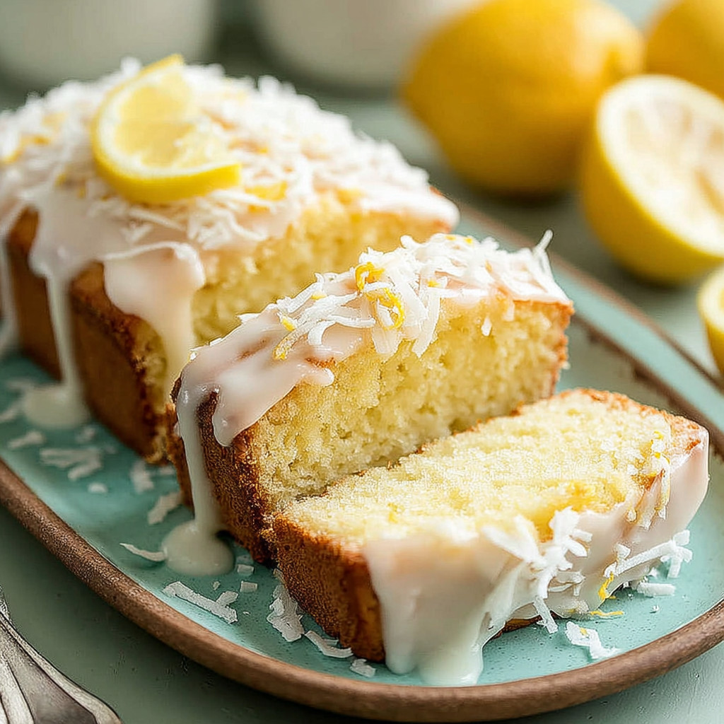 A slice of lemon cake with white icing.
