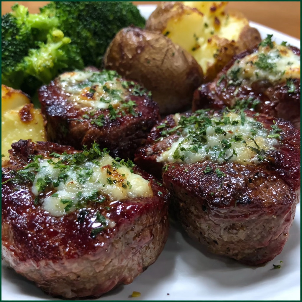 A plate of meat and vegetables.