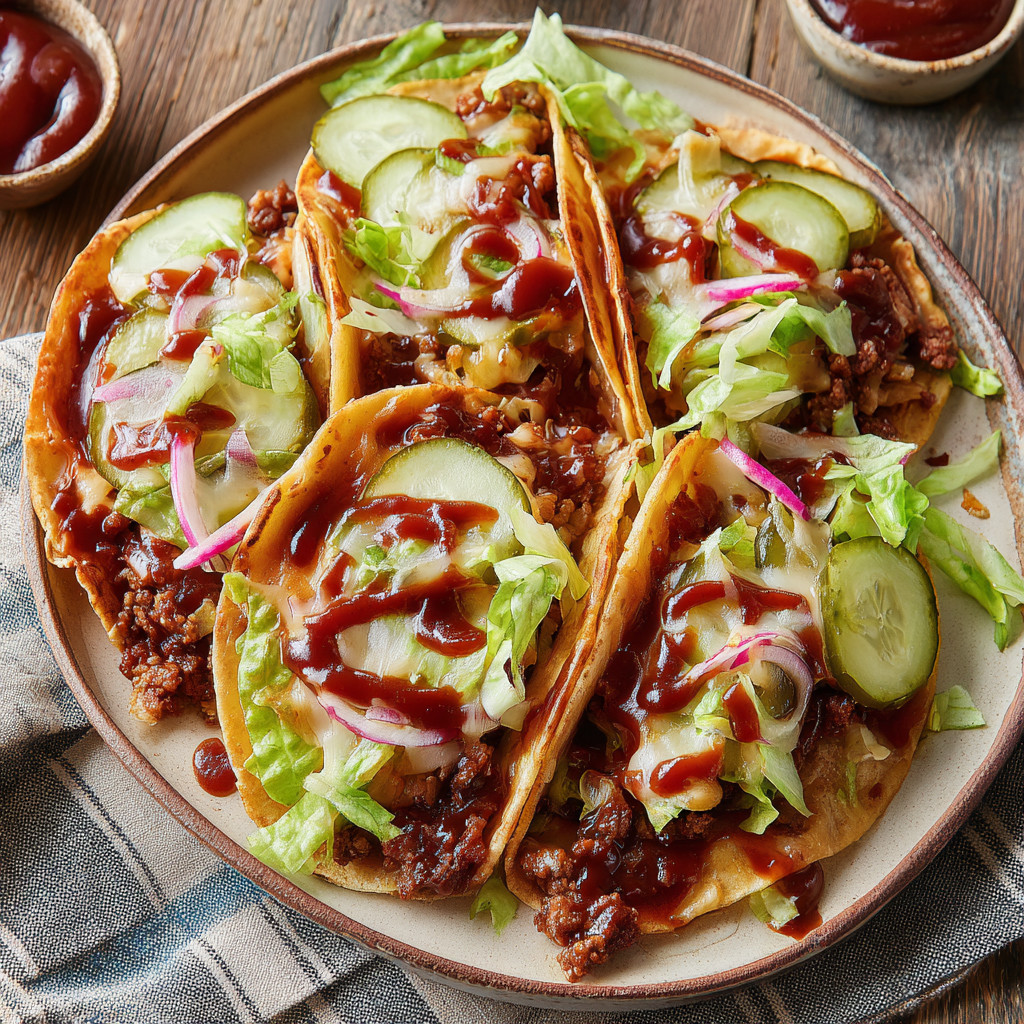A plate of tacos with lettuce and tomatoes.