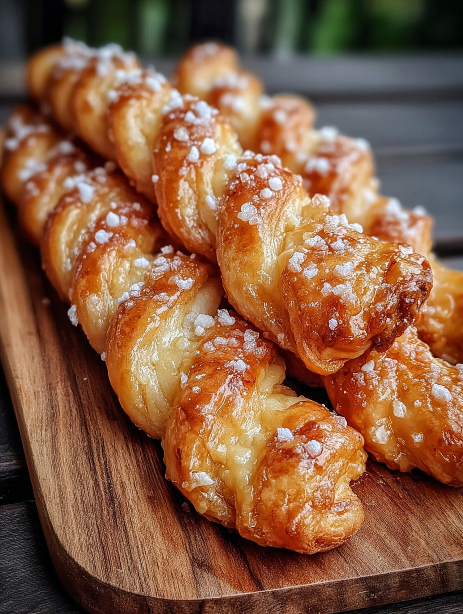 A plate of pastries with powdered sugar on top.