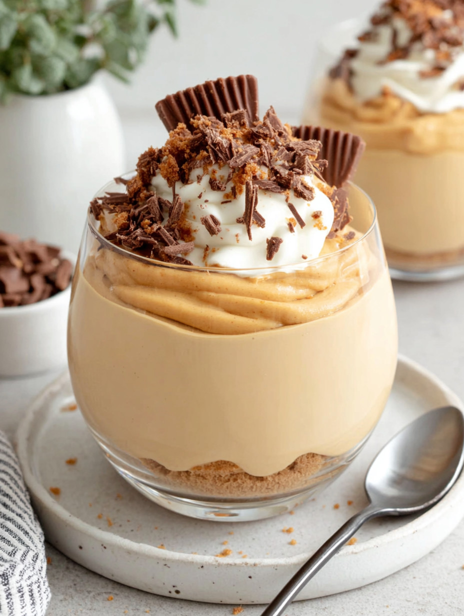 A glass of ice cream with chocolate and caramel toppings.