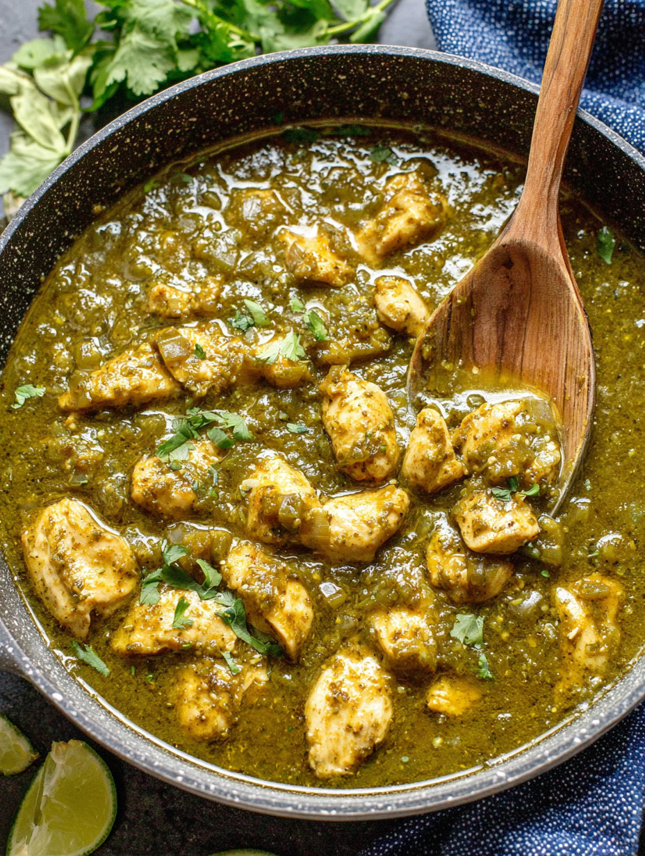 A bowl of chicken soup with a wooden spoon.