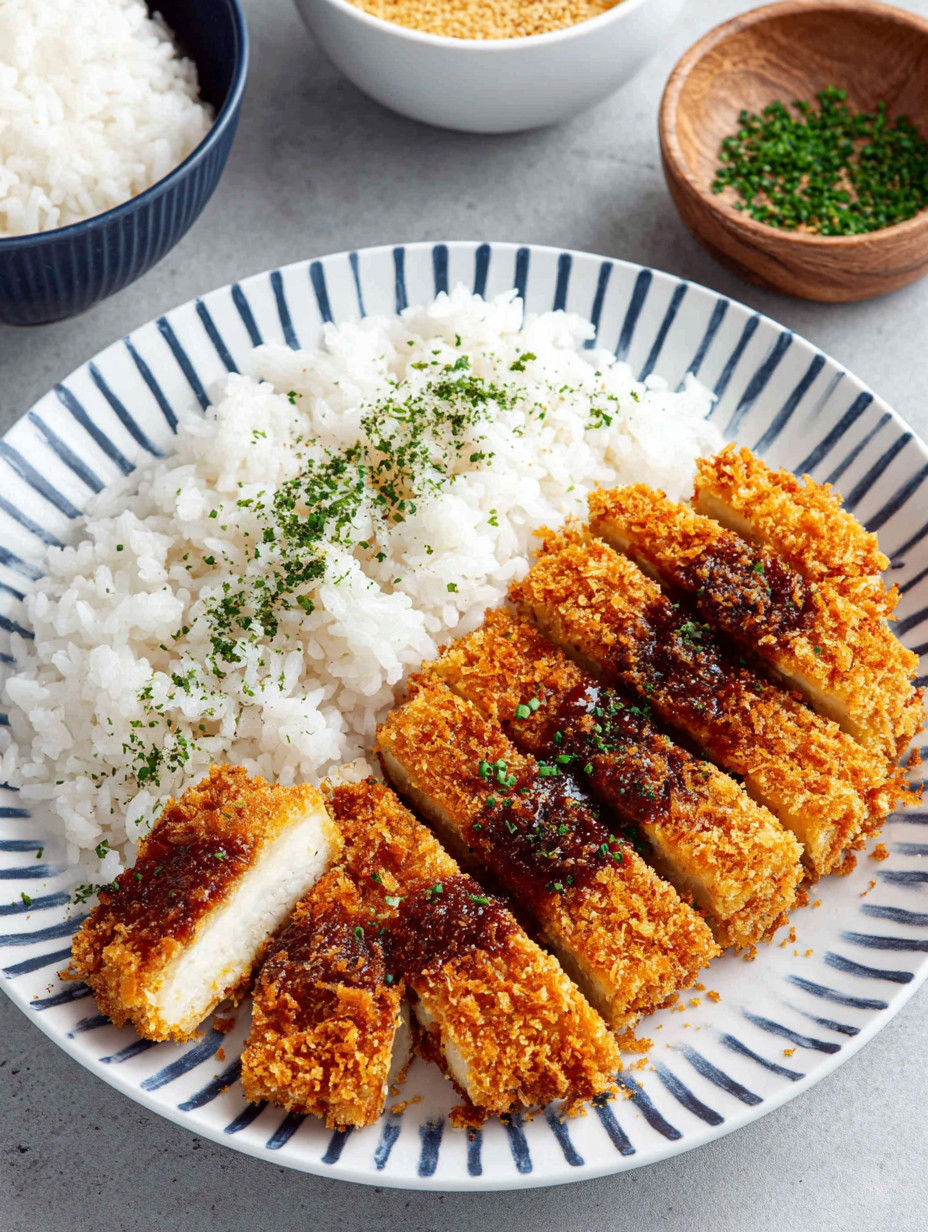 A plate of food with rice and meat.
