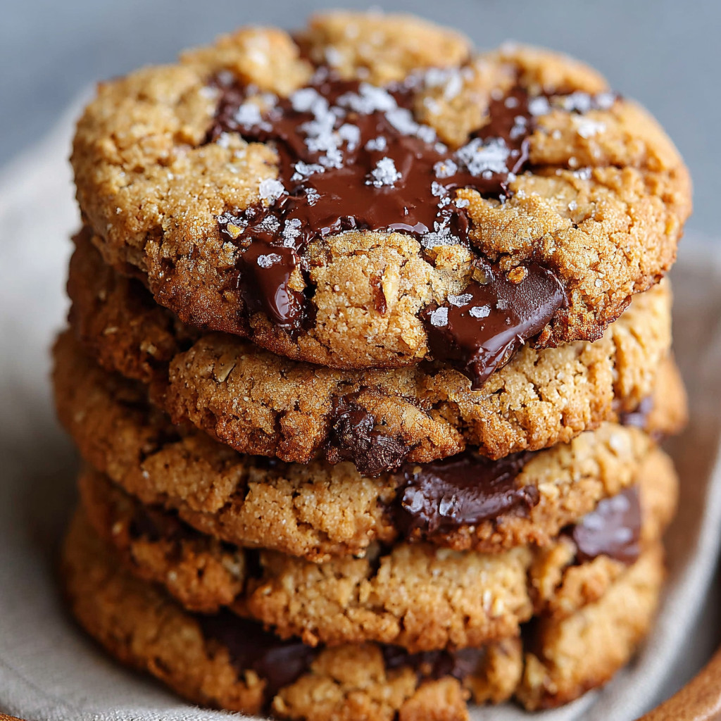 Chocolate chip cookies on a plate.