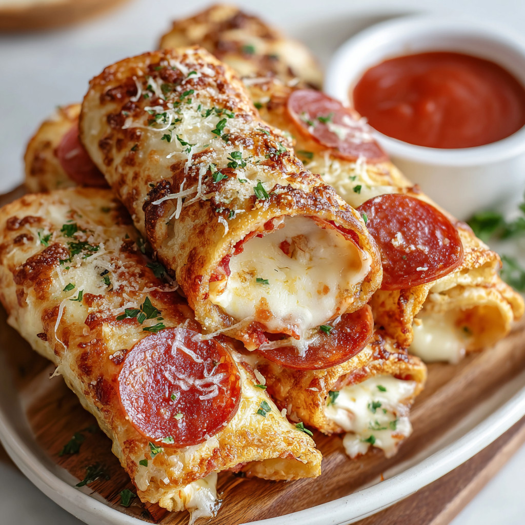 A plate of pepperoni and cheese sticks.
