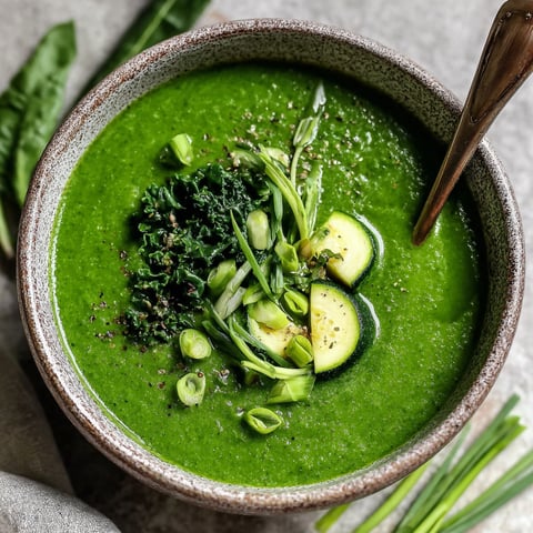 A bowl of soup with vegetables and herbs.
